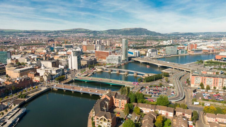 Christian evangelism event in Belfast Ireland